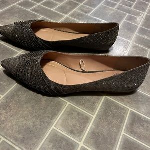 I. Miller Size 11 Silver Flats